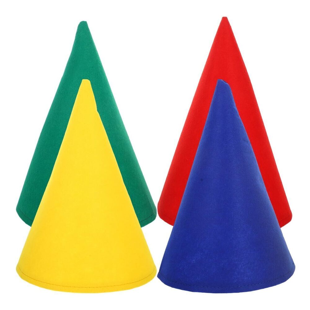 6403 4 Pcs Gnome Hats Felt Crayon Accessory for Adults,Christmas Gnome Hat